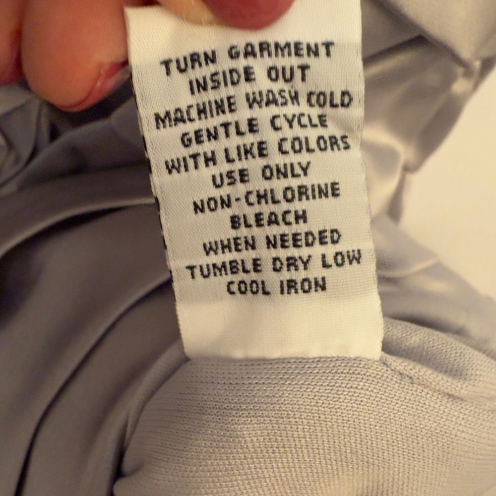 NWT Signature by Sangria Silver Sleeveless Ruched Rosette Sheath Dress - Size  6 - Picture 9 of 9